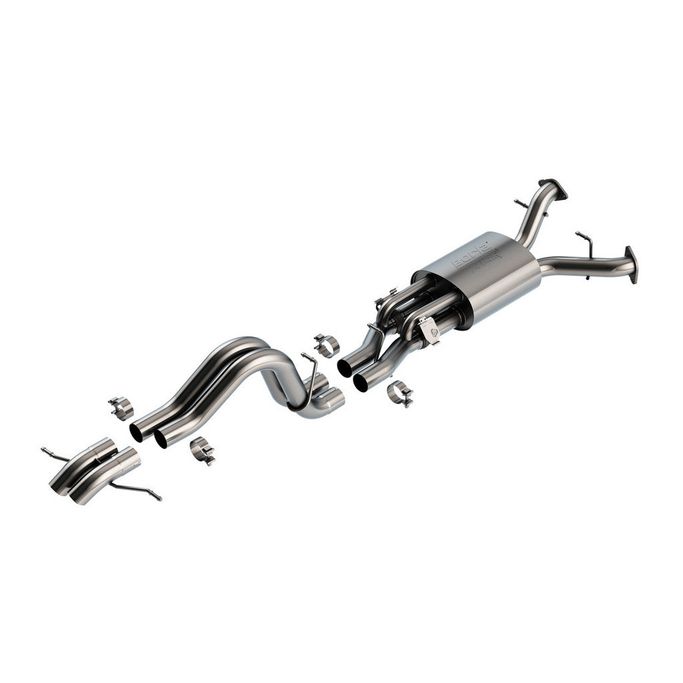 140935, BORLA 140935 Exhaust System Cat-Back 2.75", ATAK (Dual 2.75" Turndown Tips) for FORD Bronco Raptor 2022- in UAE, Dubai. Condition - new. Price ⁦12,510 AED⁩. Photo, seller contacts | AUTO.AE