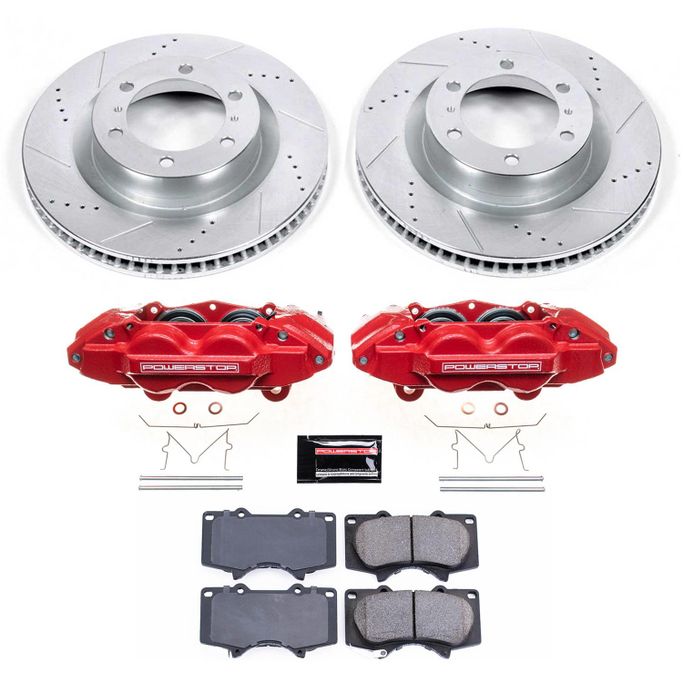 PWR-KC5873, PowerStop Z23 Evolution Sport Brake Upgrade Kits with Calipers for 2010-2015 4RUNNER, GX460 - KC5873 في الإمارات العربية المتحدة, دبي. Condition - new. Price ⁦2,750 AED⁩. Photo, seller contacts | AUTO.AE