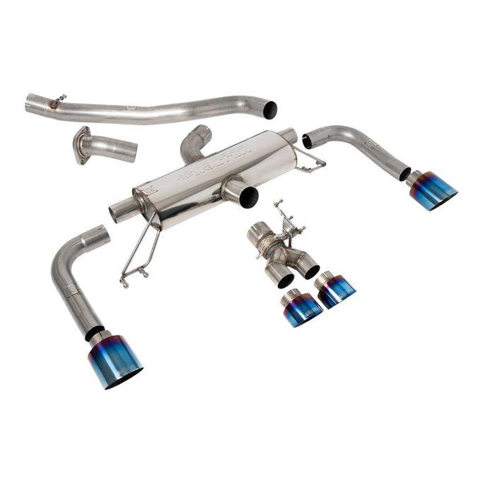 SSXTY148, MILLTEK SSXTY148 Secondary Cat-Back Exhaust, 3" (Blue Titanium GT Tips) for TOYOTA GR Corolla 1.6 Turbo 2023- في الإمارات العربية المتحدة, دبي. Condition - new. Price ⁦16,340 AED⁩. Photo, seller contacts | AUTO.AE