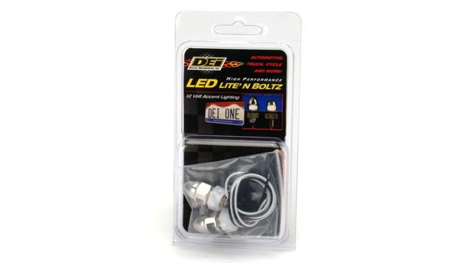 30311, DEI 030311 LED Lite'N Boltz LED Lite'N Boltz License Plate Lighting Acorn Head 2-pc Polished في الإمارات العربية المتحدة, دبي. Condition - new. Price ⁦190 AED⁩. Photo, seller contacts | AUTO.AE