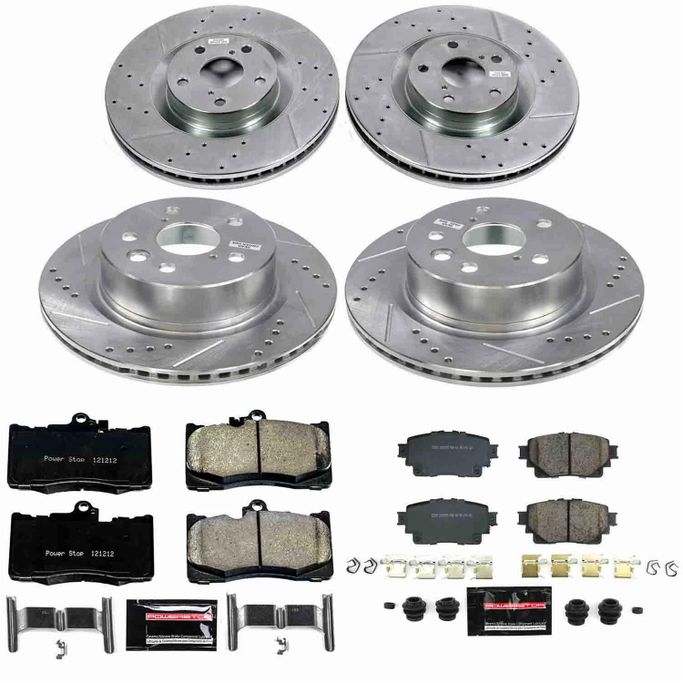PWR-K9310, PowerStop Z23 Evolution Sport Brake Upgrade Kits for 2021-2024 IS300, IS350, 2023-2024 RC300 - K9310 في الإمارات العربية المتحدة, دبي. Condition - new. Price ⁦2,110 AED⁩. Photo, seller contacts | AUTO.AE