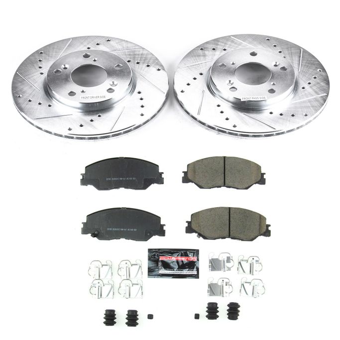 PWR-K8318, PowerStop Z23 Evolution Sport Brake Upgrade Kits for 2022-2024 CIVIC, 2019-2022 INSIGHT - K8318 в ОАЭ, Дубай. Состояние - новое. Цена ⁦930 AED⁩. Фото, контакты продавца | AUTO.AE
