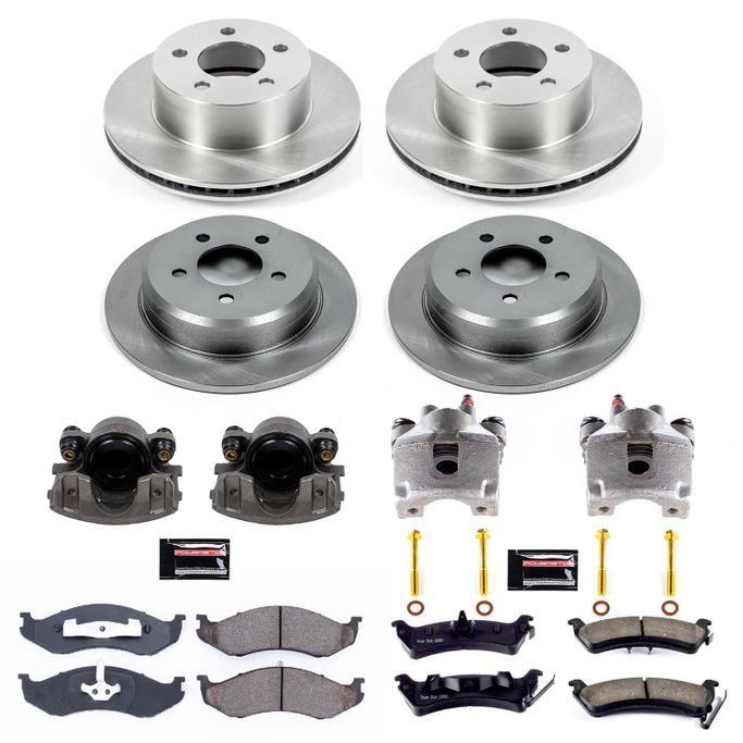 PWR-KCOE2121, PowerStop Z17 Evolution Plus Stock Replacement Brake Kits with Calipers for 1995-1998 GRAND CHEROKEE - KCOE2121 in UAE, Dubai. Condition - new. Price 2,140 AED. Photo, seller contacts | AUTO.AE
