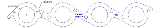 FOG-7005C, Flatout Gaskets Copper Header Gaskets 7005C в ОАЭ, Дубай. Состояние - новое. Цена 360 AED. Фото, контакты продавца | AUTO.AE