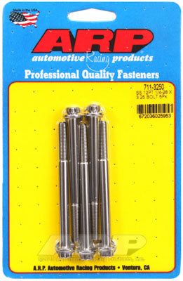 711-3250, ARP 711-3250 SAE Bolt Kit 1/4-28 x 3.250 12pt SS bolts في الإمارات العربية المتحدة, دبي. Condition - new. Price 220 AED. Photo, seller contacts | AUTO.AE
