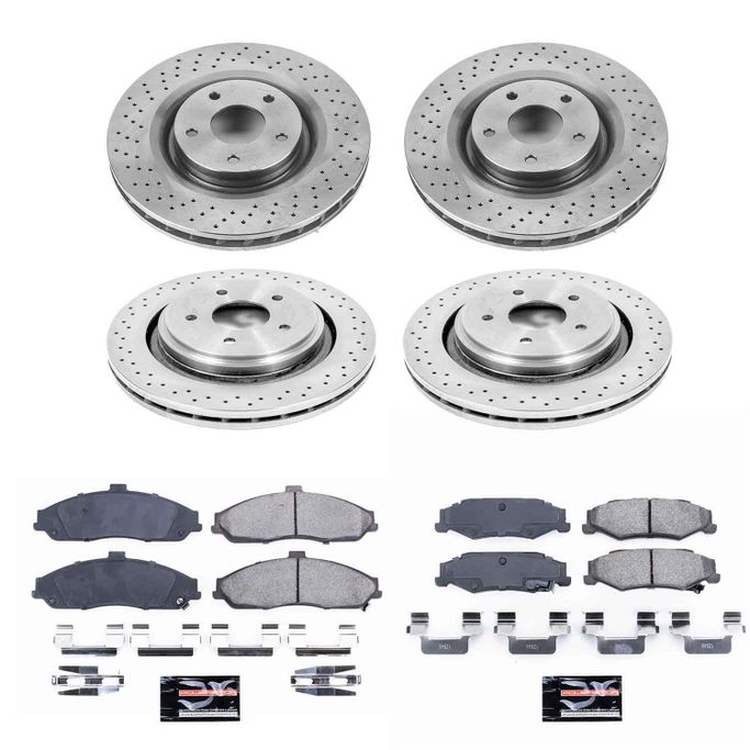 PWR-KOE4400, PowerStop Z17 Evolution Plus Stock Replacement Brake Kits for 2005-2013 CORVETTE, 2006-2009 XLR - KOE4400 في الإمارات العربية المتحدة, دبي. Condition - new. Price 1,570 AED. Photo, seller contacts | AUTO.AE