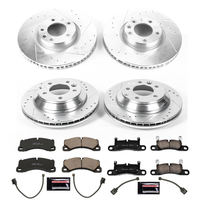 PWR-K6650, PowerStop Z23 Evolution Sport Brake Upgrade Kits for 2011-2012 CAYENNE, 2011-2015 TOUAREG - K6650 في الإمارات العربية المتحدة, دبي. Condition - new. Price ⁦2,970 AED⁩. Photo, seller contacts | AUTO.AE
