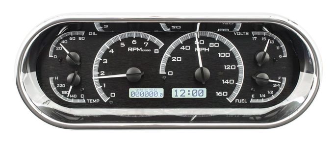 DAK-VHX-1018K-W, Dakota Digital VHX Series Recessed Oval Analog Gauge Kits VHX-1018-K-W في الإمارات العربية المتحدة, دبي. Condition - new. Price ⁦4,520 AED⁩. Photo, seller contacts | AUTO.AE
