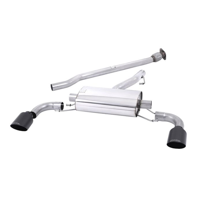 SSXTY176, MILLTEK SSXTY176 Secondary Cat-Back Exhaust, 2.5" (Ceramic Black Tips) for TOYOTA GR86 2.4L 2022- in UAE, Dubai. Condition - new. Price 6,390 AED. Photo, seller contacts | AUTO.AE