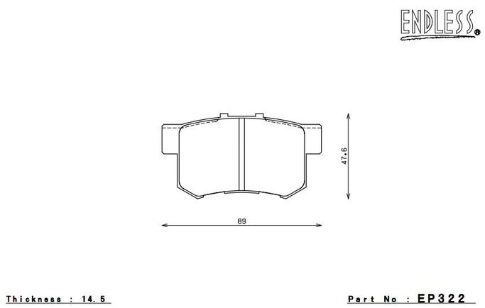 EP322SSY, ENDLESS EP322SSY Rear brake pads HONDA CIVIC Si/CR-V/PRELUDE/ELEMENT/ISUZU AMIGO/AXIOM в ОАЭ, Дубай. Состояние - новое. Цена ⁦720 AED⁩. Фото, контакты продавца | AUTO.AE