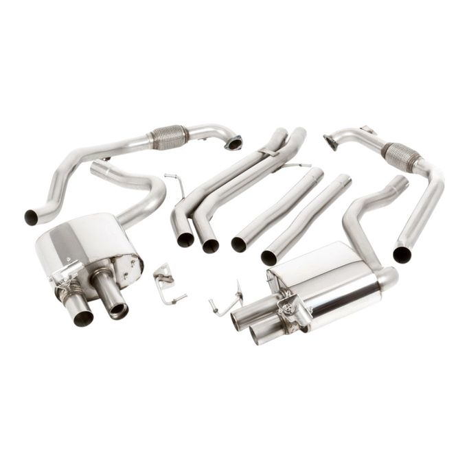 SSXAU1087, MILLTEK SSXAU1087 Cat-Back Exhaust, 2.5" (Titanium GT-90 Trims) for AUDI S4 RHD (B9) 2016– in UAE, Dubai. Condition - new. Price ⁦19,390 AED⁩. Photo, seller contacts | AUTO.AE