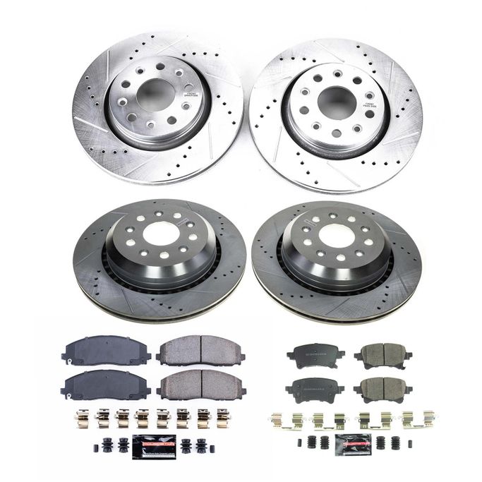 PWR-K8509, PowerStop Z23 Evolution Sport Brake Upgrade Kits for 2020-2023 GLADIATOR, 2021-2022 WRANGLER - K8509 في الإمارات العربية المتحدة, دبي. Condition - new. Price ⁦2,650 AED⁩. Photo, seller contacts | AUTO.AE