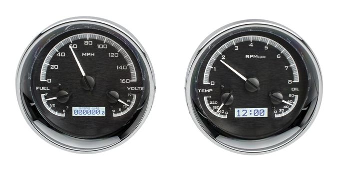 DAK-VHX-1014-K-W, Dakota Digital VHX Series Universal Round Analog Gauge Kits VHX-1014-K-W في الإمارات العربية المتحدة, دبي. Condition - new. Price ⁦4,520 AED⁩. Photo, seller contacts | AUTO.AE