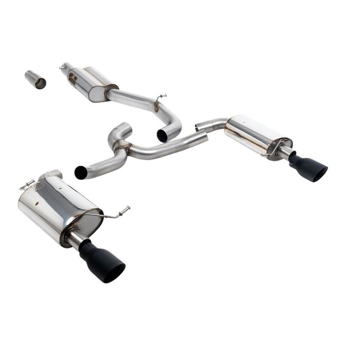 SSXVW753, MILLTEK SSXVW753 Cat-Back Exhaust, 3" (Cerakote Black GT-100 Trims) for VW Golf Alltrack 1.8 (MK7) 2016-2021 in UAE, Dubai. Condition - new. Price ⁦8,820 AED⁩. Photo, seller contacts | AUTO.AE