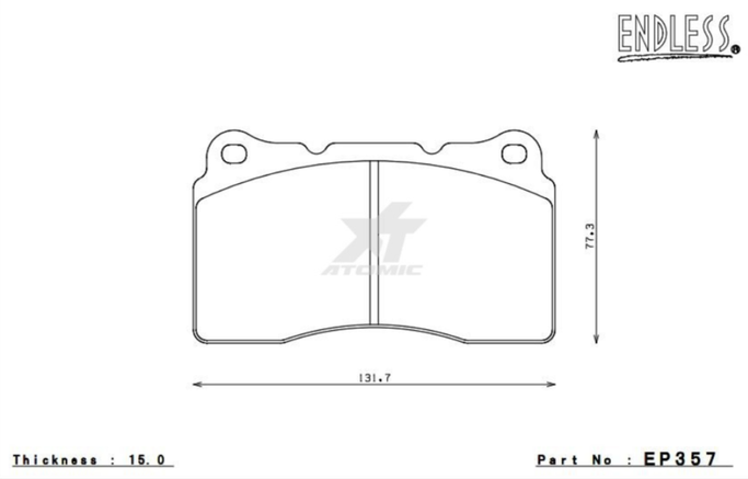 EP357N30C, ENDLESS EP357N30C Front brake pads SUBARU STI, MITSUBISHI EVO, MEGANE RS250, ASTRA J OPC في الإمارات العربية المتحدة, دبي. Condition - new. Price ⁦1,080 AED⁩. Photo, seller contacts | AUTO.AE