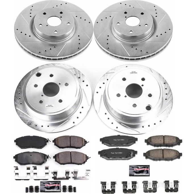 PWR-K6932, PowerStop Z23 Evolution Sport Brake Upgrade Kits for 2015-2021 WRX - K6932 in UAE, Dubai. Condition - new. Price 2,130 AED. Photo, seller contacts | AUTO.AE