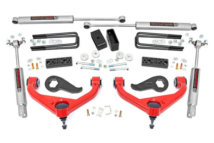 ROU-95830RED, Rough Country N3 Suspension Lift Kits for 2020-2025 SIERRA 2500 HD, SILVERADO 2500 HD, SILVERADO 3500 HD - 95830RED في الإمارات العربية المتحدة, دبي. Condition - new. Price ⁦4,160 AED⁩. Photo, seller contacts | AUTO.AE