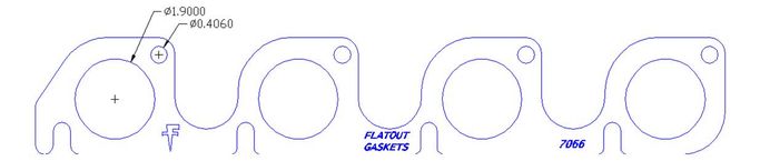 FOG-7066C, Flatout Gaskets Amored RCC Header Gaskets 7066C في الإمارات العربية المتحدة, دبي. Condition - new. Price 360 AED. Photo, seller contacts | AUTO.AE