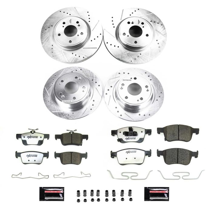 PWR-K8166-26, PowerStop Z26 Street Warrior Brake Upgrade Kits for 2018-2025 ACCORD - K8166-26 в ОАЭ, Дубай. Состояние - новое. Цена ⁦1 770 AED⁩. Фото, контакты продавца | AUTO.AE