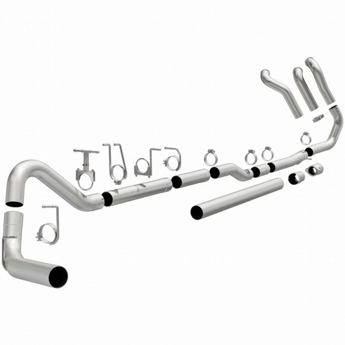 17878, MAGNAFLOW 17878 Custom Builder Pipe Kit Diesel 4in Turbo-Back for FORD F-250 Super Duty 1999-2003 в ОАЭ, Дубай. Состояние - новое. Цена ⁦10 000 AED⁩. Фото, контакты продавца | AUTO.AE