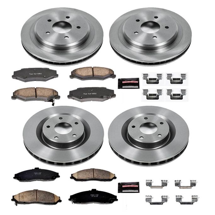 PWR-KOE1418, PowerStop Z17 Evolution Plus Stock Replacement Brake Kits for 2005-2013 CORVETTE, 2005-2007 XLR - KOE1418 in UAE, Dubai. Condition - new. Price 1,400 AED. Photo, seller contacts | AUTO.AE