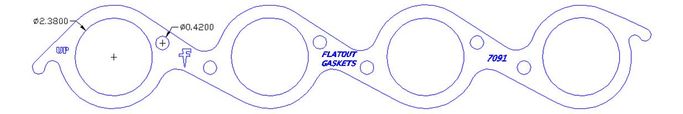 FOG-7091C, Flatout Gaskets Amored RCC Header Gaskets 7091C في الإمارات العربية المتحدة, دبي. Condition - new. Price 370 AED. Photo, seller contacts | AUTO.AE
