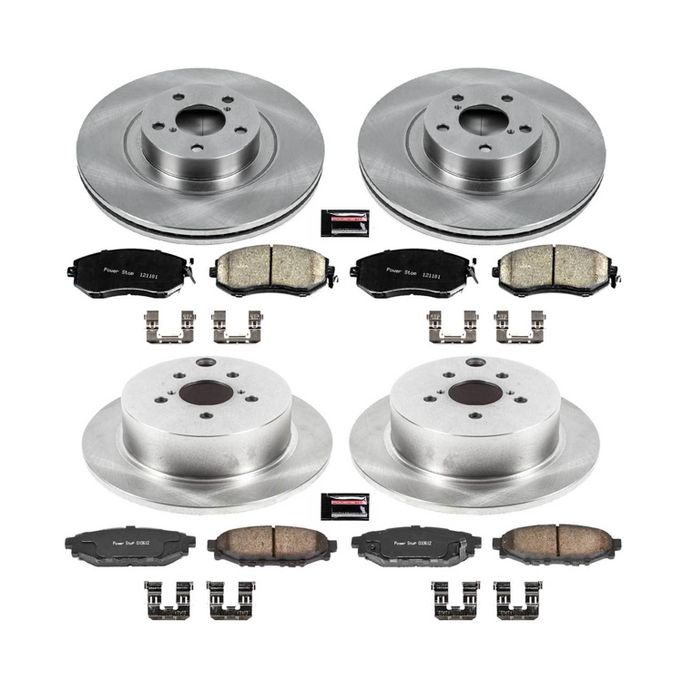 PWR-KOE6762, PowerStop Z17 Evolution Plus Stock Replacement Brake Kits for 2016-2017 CROSSTREK, 2014-2018 FORESTER, 2013-2015 XV CROSSTREK - KOE6762 в ОАЭ, Дубай. Состояние - новое. Цена ⁦1 180 AED⁩. Фото, контакты продавца | AUTO.AE