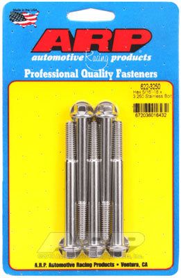 622-3250, ARP 622-3250 SAE Bolt Kit 5/16-18 x 3.250 hex SS bolts в ОАЭ, Дубай. Состояние - новое. Цена 240 AED. Фото, контакты продавца | AUTO.AE