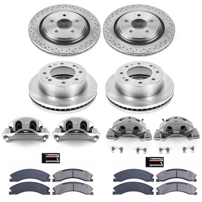 PWR-KCOE6992, PowerStop Z17 Evolution Plus Stock Replacement Brake Kits with Calipers for 2015-2019 SIERRA 2500 HD, SILVERADO 2500 HD, 2016-2019 SUBURBAN 3500 HD - KCOE6992 в ОАЭ, Дубай. Состояние - новое. Цена ⁦4 360 AED⁩. Фото, контакты продавца | AUTO.AE