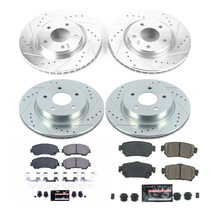 PWR-K8289, PowerStop Z23 Evolution Sport Brake Upgrade Kits for 2018-2020 ROGUE, 2019-2021 ROGUE SPORT - K8289 في الإمارات العربية المتحدة, دبي. Condition - new. Price ⁦1,670 AED⁩. Photo, seller contacts | AUTO.AE