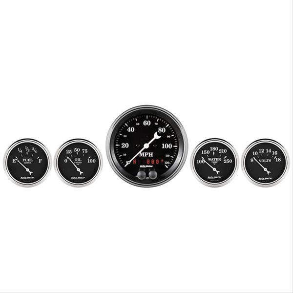 ATM-1750, AutoMeter Old Tyme Black Series Analog Gauge Kits 1750 في الإمارات العربية المتحدة, دبي. Condition - new. Price ⁦2,550 AED⁩. Photo, seller contacts | AUTO.AE