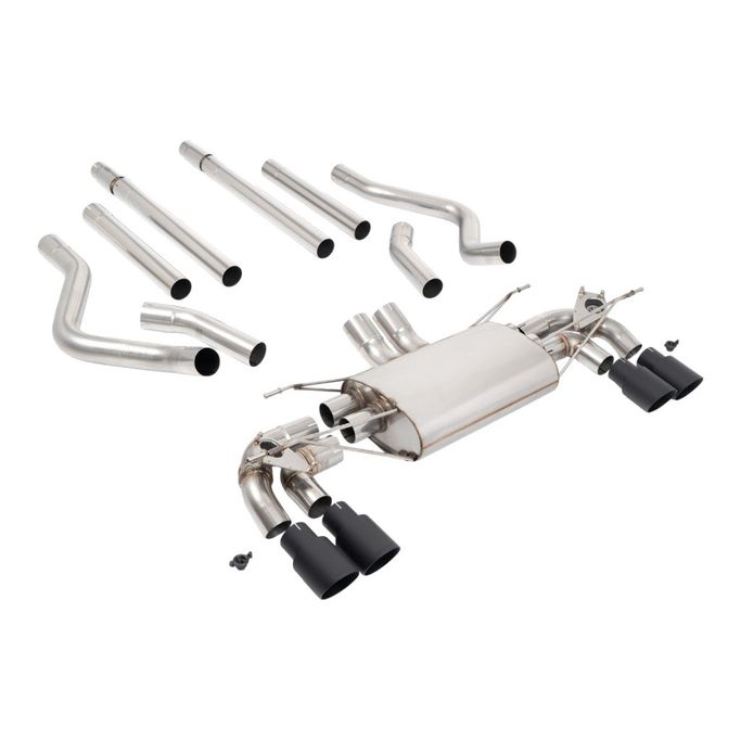 SSXLR235, MILLTEK SSXLR235 Cat-Back Exhaust, 2.76" (Cerakote Black GT-90 Trims) for LAND ROVER Defender 130 5.0 2023- в ОАЭ, Дубай. Состояние - новое. Цена ⁦20 180 AED⁩. Фото, контакты продавца | AUTO.AE