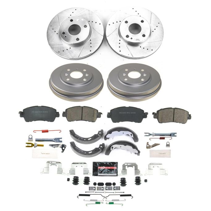 PWR-K15498DK, PowerStop Z23 Evolution Sport Disc and Drum Brake Upgrade Kits for 2016 IA, 2019-2020 YARIS, 2017-2018 YARIS IA - K15498DK في الإمارات العربية المتحدة, دبي. Condition - new. Price ⁦1,270 AED⁩. Photo, seller contacts | AUTO.AE