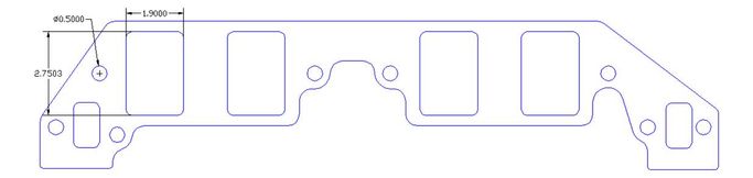 FOG-8211, Flatout Gaskets Intake Gaskets 8211 в ОАЭ, Дубай. Состояние - новое. Цена 150 AED. Фото, контакты продавца | AUTO.AE