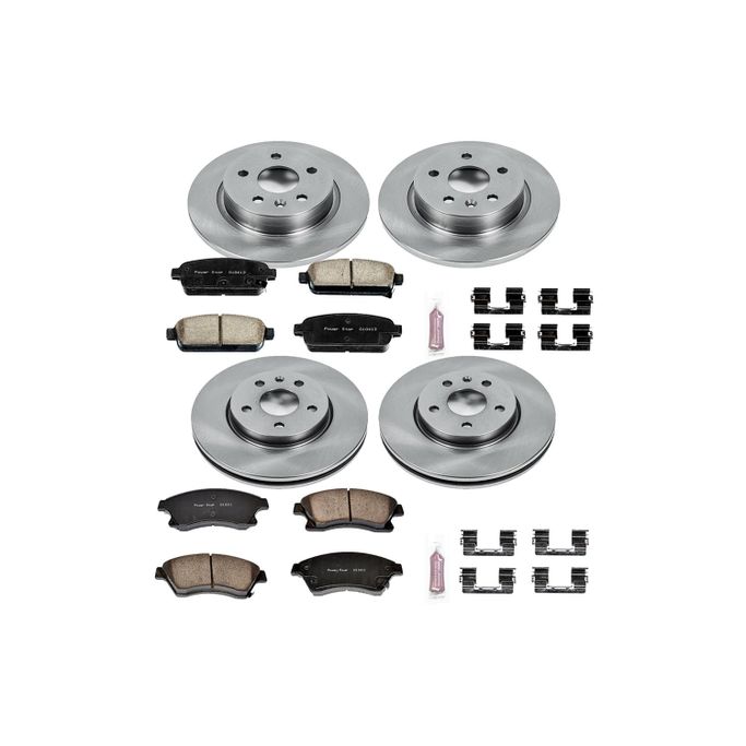PWR-KOE5551, PowerStop Z17 Evolution Plus Stock Replacement Brake Kits for 2011-2015 CRUZE, 2016 CRUZE LIMITED, 2013-2016 SONIC - KOE5551 в ОАЭ, Дубай. Состояние - новое. Цена ⁦1 250 AED⁩. Фото, контакты продавца | AUTO.AE