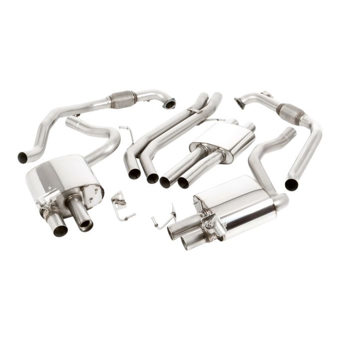 SSXAU1093, MILLTEK SSXAU1093 Cat-Back Exhaust, 2.5" (Titanium GT-100 Trims) for AUDI S4 RHD (B9) 2016- in UAE, Dubai. Condition - new. Price ⁦18,320 AED⁩. Photo, seller contacts | AUTO.AE