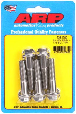 725-1750, ARP 725-1750 SAE Bolt Kit 3/8-24 x 1.750 hex 7/16 wrenching SS bolts في الإمارات العربية المتحدة, دبي. Condition - new. Price 240 AED. Photo, seller contacts | AUTO.AE