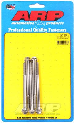 621-3750, ARP 621-3750 SAE Bolt Kit 1/4-20 x 3.750 hex SS bolts в ОАЭ, Дубай. Состояние - новое. Цена 220 AED. Фото, контакты продавца | AUTO.AE
