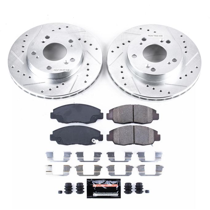 PWR-K2384, PowerStop Z23 Evolution Sport Brake Upgrade Kits for 2006-2011 CIVIC - K2384 в ОАЭ, Дубай. Состояние - новое. Цена ⁦700 AED⁩. Фото, контакты продавца | AUTO.AE