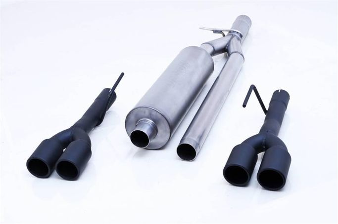 GIB-65718B, Gibson Elite Black Series Split Rear Exhaust Systems for 2024-2025 SIERRA 1500, SILVERADO 1500 - 65718B в ОАЭ, Дубай. Состояние - новое. Цена ⁦7 440 AED⁩. Фото, контакты продавца | AUTO.AE