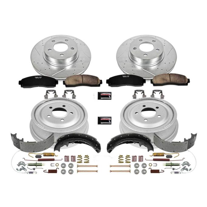 PWR-K15005DK, PowerStop Z23 Evolution Sport Disc and Drum Brake Upgrade Kits for 2003-2009 RANGER, B4000, 2005 B3000 - K15005DK в ОАЭ, Дубай. Состояние - новое. Цена ⁦2 050 AED⁩. Фото, контакты продавца | AUTO.AE