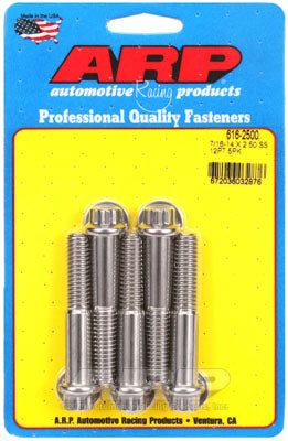 616-2500, ARP 616-2500 SAE Bolt Kit 7/16-14 X 2.500 12pt SS bolts في الإمارات العربية المتحدة, دبي. Condition - new. Price 280 AED. Photo, seller contacts | AUTO.AE