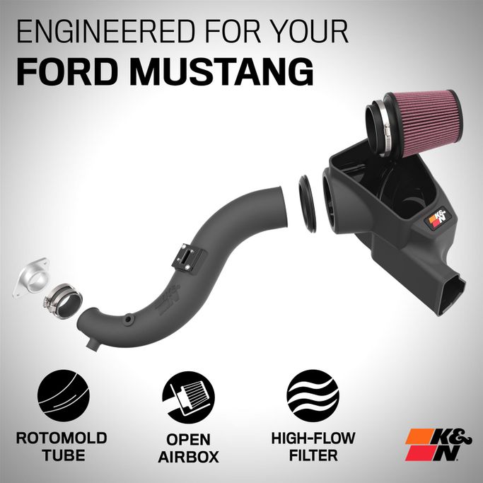 KNN-63-2627, K&N 63 Series Aircharger High Performance Cold Air Intake Kits for 2024-2026 MUSTANG - 63-2627 في الإمارات العربية المتحدة, دبي. Condition - new. Price ⁦2,020 AED⁩. Photo, seller contacts | AUTO.AE