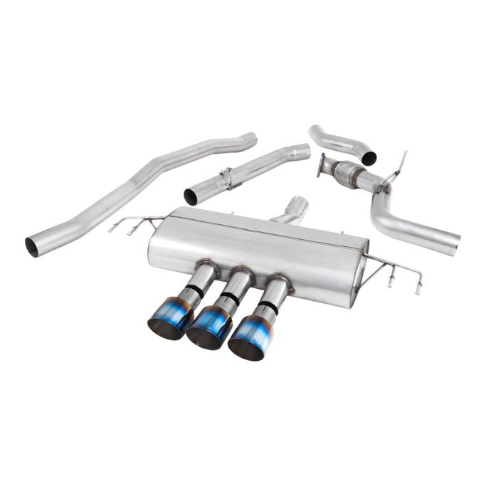 SSXHO262, MILLTEK SSXHO262 Cat-Back Exhaust, 3" (Titanium GT-100 Trims) for HONDA Civic (FK7) Non-OPF/GPF 2015- in UAE, Dubai. Condition - new. Price ⁦12,030 AED⁩. Photo, seller contacts | AUTO.AE