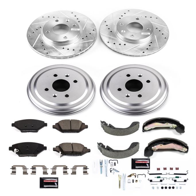 PWR-K15426DK, PowerStop Z23 Evolution Sport Disc and Drum Brake Upgrade Kits for 2016-2021 SPARK - K15426DK в ОАЭ, Дубай. Состояние - новое. Цена 1 370 AED. Фото, контакты продавца | AUTO.AE