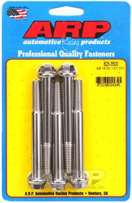 625-3500, ARP 625-3500 SAE Bolt Kit 3/8-16 x 3.500 hex 7/16 wrenching SS bolts в ОАЭ, Дубай. Состояние - новое. Цена 260 AED. Фото, контакты продавца | AUTO.AE