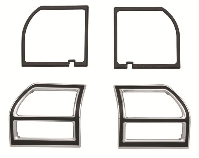 OPG-A665970, RESTOPARTS® Manufactured Taillight Moldings for 1969 CHEVELLE - A665970 في الإمارات العربية المتحدة, دبي. Condition - new. Price ⁦1,230 AED⁩. Photo, seller contacts | AUTO.AE