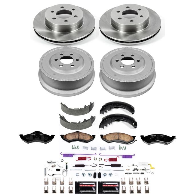PWR-KOE15540DK, PowerStop Autospecialty Stock Replacement Disc and Drum Brake Kits for 1998-1999 DURANGO - KOE15540DK в ОАЭ, Дубай. Состояние - новое. Цена ⁦1 810 AED⁩. Фото, контакты продавца | AUTO.AE