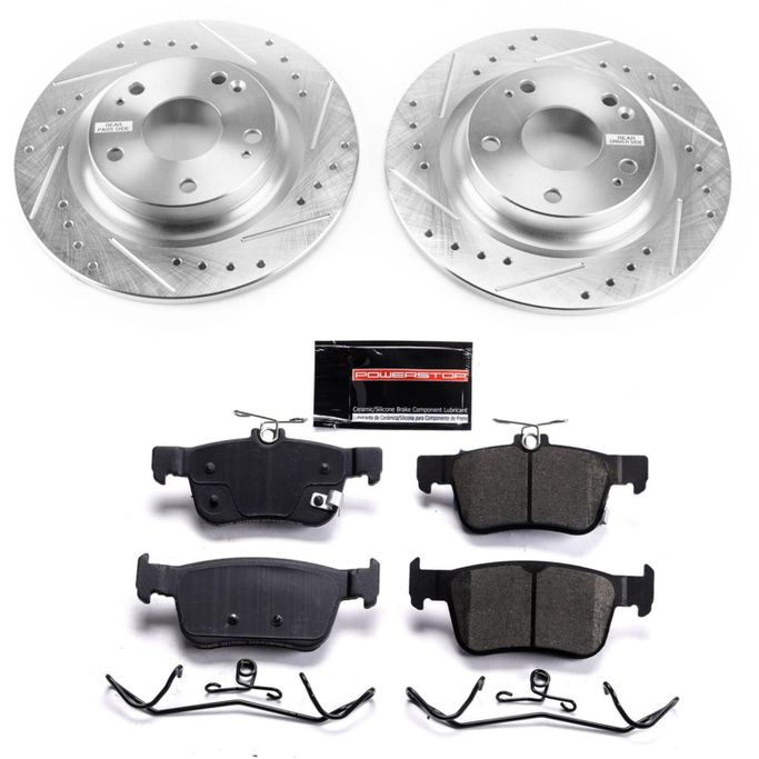 PWR-K7934, PowerStop Z23 Evolution Sport Brake Upgrade Kits for 2017-2020 CIVIC - K7934 в ОАЭ, Дубай. Состояние - новое. Цена 610 AED. Фото, контакты продавца | AUTO.AE