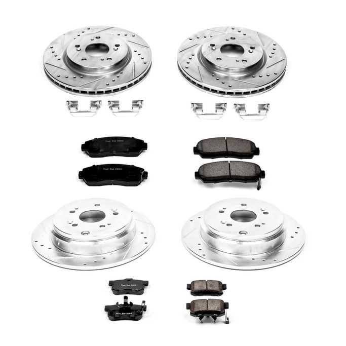 PWR-K229, PowerStop Z23 Evolution Sport Brake Upgrade Kits for 2007-2011 CR-V, 2010-2012 RDX - K229 في الإمارات العربية المتحدة, دبي. Condition - new. Price 1,770 AED. Photo, seller contacts | AUTO.AE